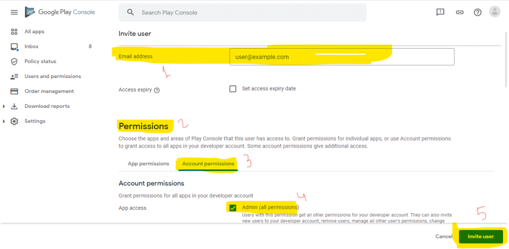 Invitation For Google Account Access - KIT Labs Inc